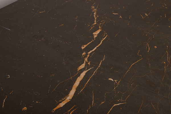 Розкладний обідній стіл Nicolas NOTTINGHAM Чорний кераміка-16