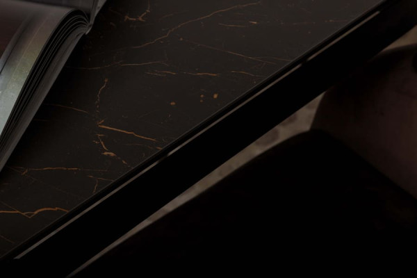 Розкладний обідній стіл Nicolas NOTTINGHAM Чорний кераміка-19