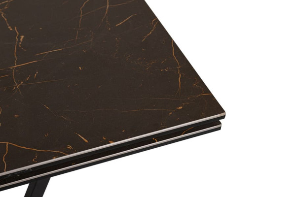 Розкладний обідній стіл Nicolas NOTTINGHAM Чорний кераміка-21