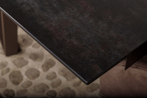 Раскладной обеденный стол Nicolas NOTTINGHAM Коричневый керамика-5