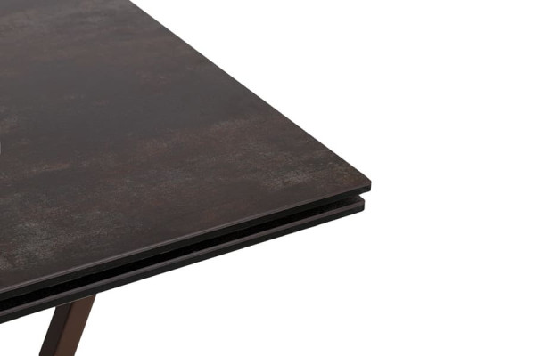 Раскладной обеденный стол Nicolas NOTTINGHAM Коричневый керамика-9