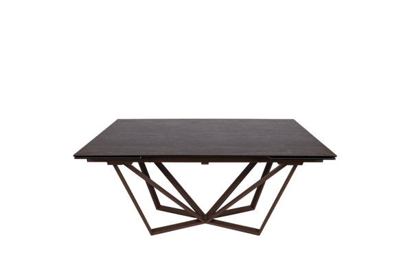 Раскладной обеденный стол Nicolas NOTTINGHAM Коричневый керамика-1