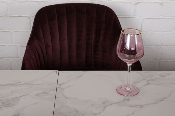 Розкладний обідній стіл Nicolas OSHAWA Білий кераміка-7