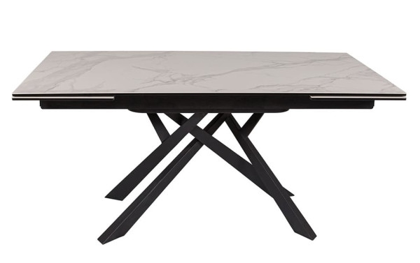 Розкладний обідній стіл Nicolas OSHAWA Білий кераміка-0