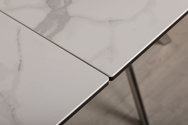 Розкладний обідній стіл Nicolas OSHAWA Білий кераміка-8