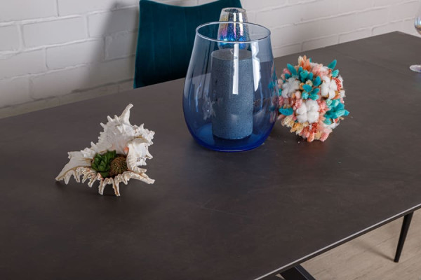 Раскладной обеденный стол Nicolas OSHAWA Темно-коричневый керамика-8