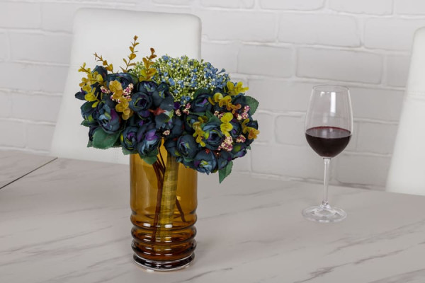 Раскладной обеденный стол Nicolas OSLO Белый керамика-8