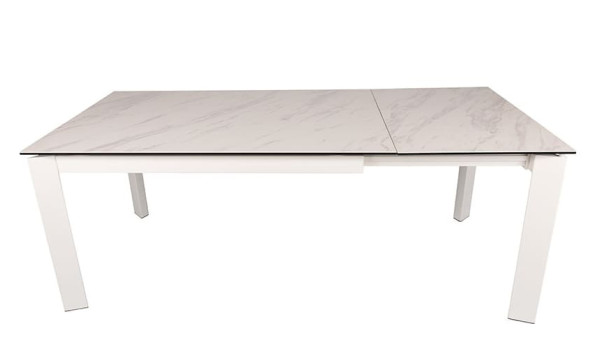 Раскладной обеденный стол Nicolas OSLO Белый керамика-2