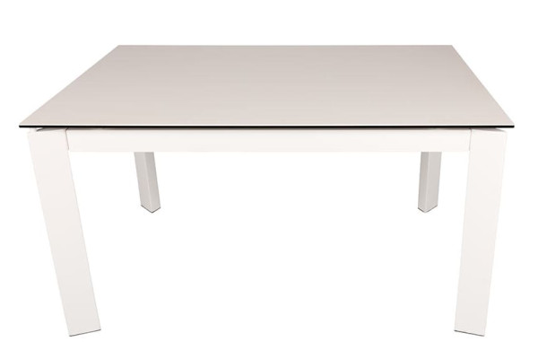 Розкладний обідній стіл Nicolas OSLO Білий матовий кераміка-0