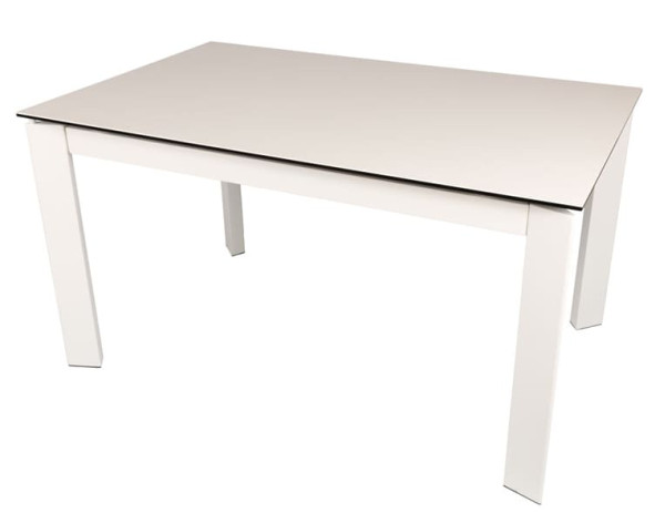 Розкладний обідній стіл Nicolas OSLO Білий матовий кераміка-1