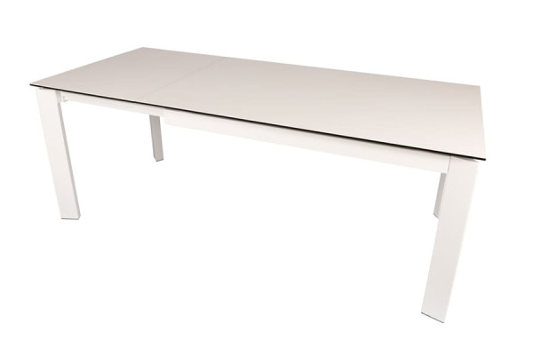 Розкладний обідній стіл Nicolas OSLO Білий матовий кераміка-3