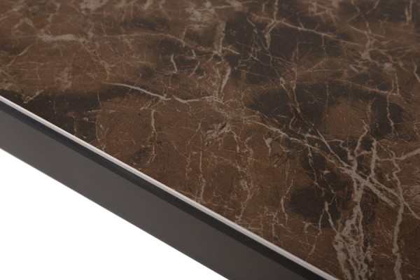 Раскладной обеденный стол Nicolas OSLO Коричневый керамика-13