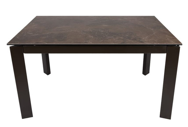 Раскладной обеденный стол Nicolas OSLO Коричневый керамика-0