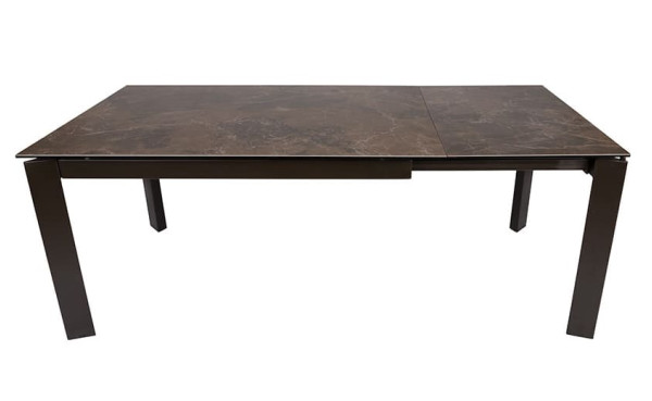 Раскладной обеденный стол Nicolas OSLO Коричневый керамика-3