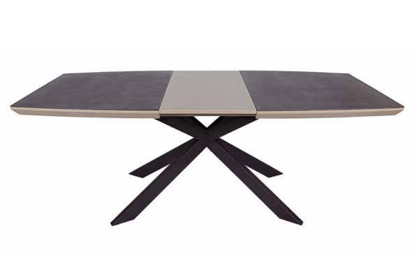 Розкладний обідній стіл Nicolas PORTLAND Мокко-баклажан-2