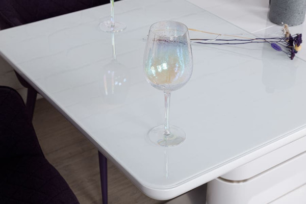 Розкладний обідній стіл Nicolas RICHMOND Білий-4