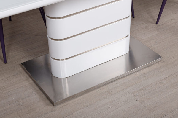 Розкладний обідній стіл Nicolas RICHMOND Білий-7