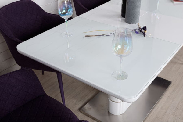 Розкладний обідній стіл Nicolas RICHMOND Білий-8