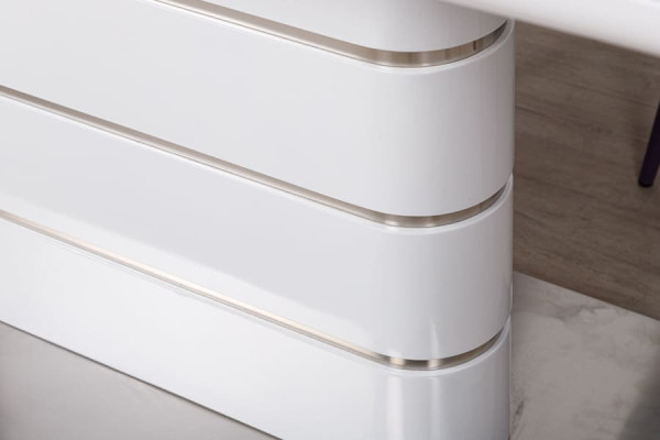 Розкладний обідній стіл Nicolas RICHMOND Білий-11