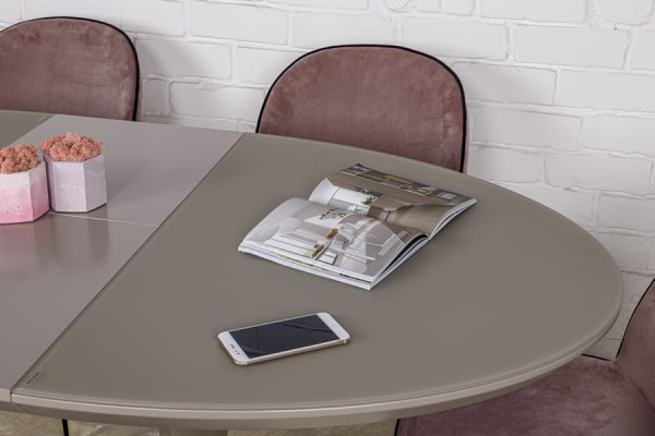 Раскладной обеденный стол Nicolas VANCOUVER Мокко-5