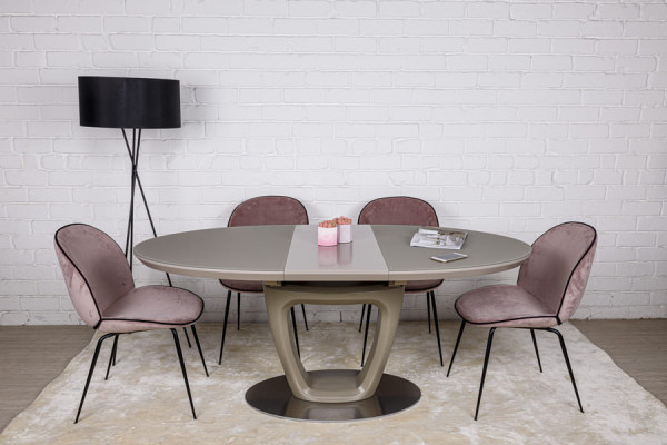 Раскладной обеденный стол Nicolas VANCOUVER Мокко-13