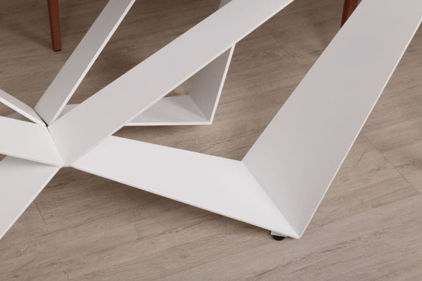 Обідній стіл Nicolas WELLINGTON Білий кераміка-9