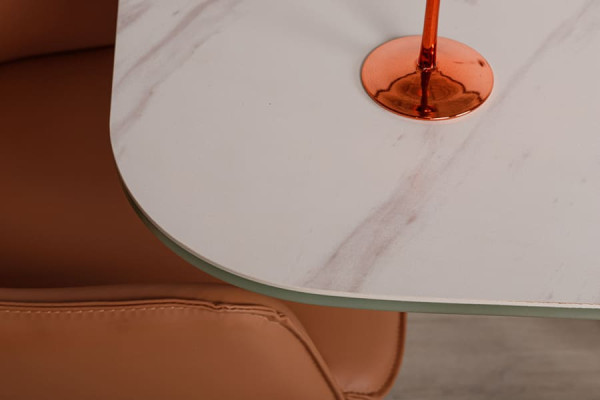 Обідній стіл Nicolas WELLINGTON Білий кераміка-7