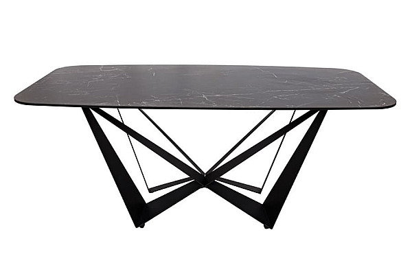 Обідній стіл Nicolas WELLINGTON Чорний кераміка-0