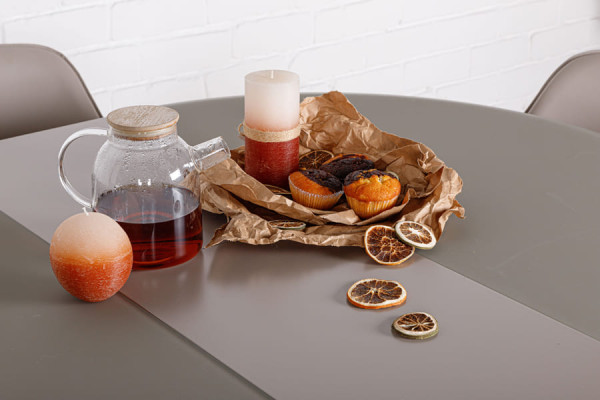 Раскладной обеденный стол Nicolas AUSTIN 120 Мокко-3