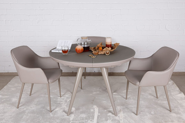 Раскладной обеденный стол Nicolas AUSTIN 120 Мокко-7