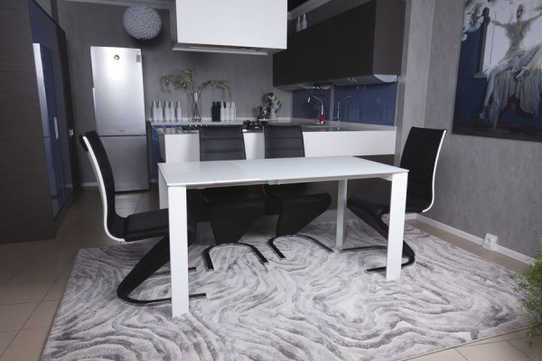 Розкладний обідній стіл Nicolas BRISTOL B Білий-9