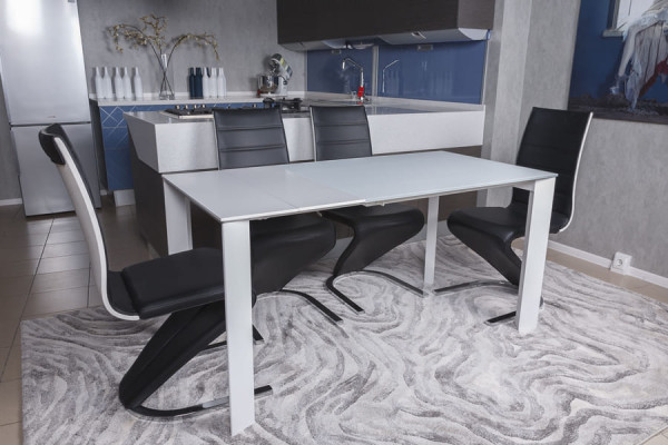 Розкладний обідній стіл Nicolas BRISTOL B Білий-11