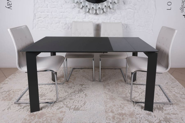 Раскладной обеденный стол Nicolas BRISTOL B Графит-5