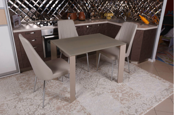 Раскладной обеденный стол Nicolas BRISTOL B Капучино-4