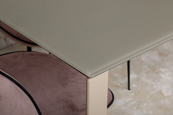 Розкладний обідній стіл Nicolas BRISTOL S Капучіно-18