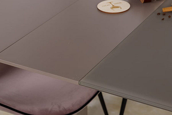 Розкладний обідній стіл Nicolas BRISTOL S Мокко-16