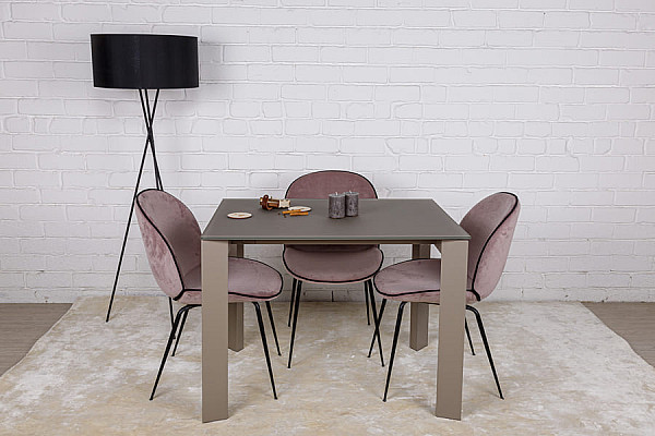 Розкладний обідній стіл Nicolas BRISTOL S Мокко-17