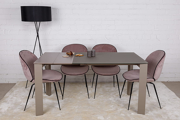 Розкладний обідній стіл Nicolas BRISTOL S Мокко-18