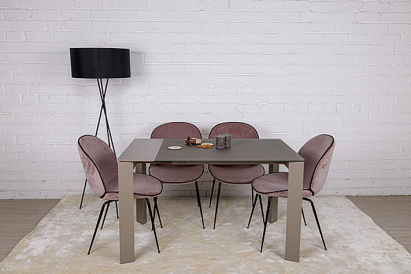 Розкладний обідній стіл Nicolas BRISTOL S Мокко-6