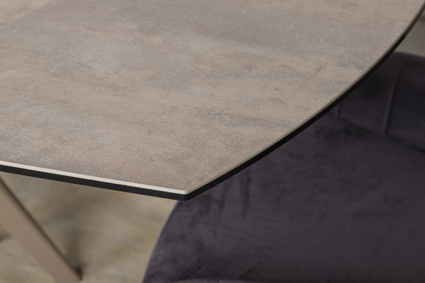 Розкладний обідній стіл Nicolas COVENTRY Бежева кераміка-11