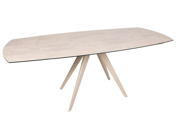 Розкладний обідній стіл Nicolas COVENTRY Бежева кераміка-4