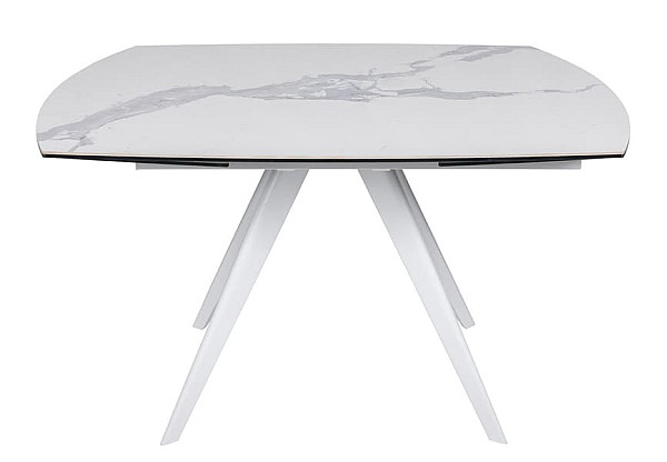 Раскладной обеденный стол Nicolas COVENTRY Белый керамика Раскладной обеденный стол Nicolas COVENTRY Белый керамика-0