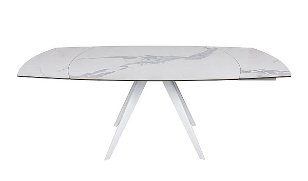 Раскладной обеденный стол Nicolas COVENTRY Белый керамика Раскладной обеденный стол Nicolas COVENTRY Белый керамика-2