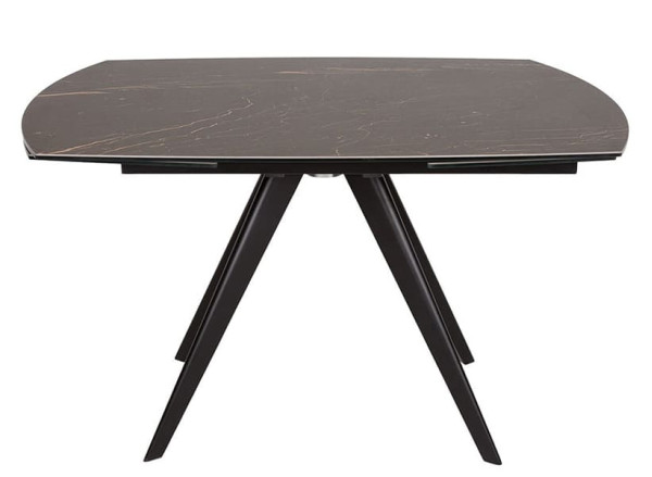 Раскладной обеденный стол Nicolas COVENTRY Черный керамика-0