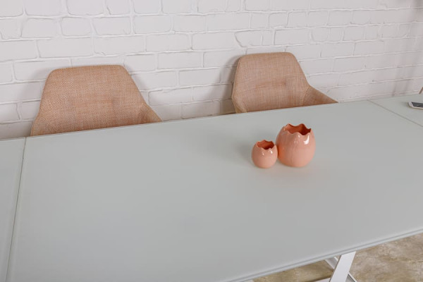 Розкладний обідній стіл Nicolas FLEETWOOD NEW Білий-7