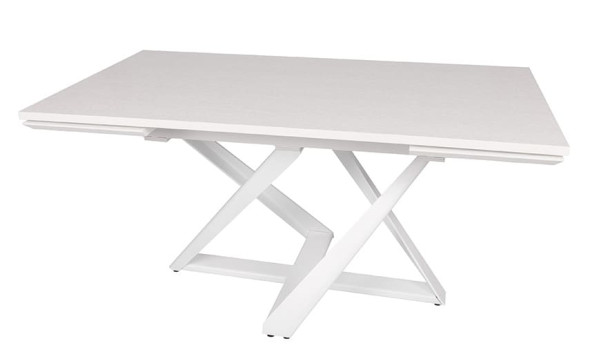 Розкладний обідній стіл Nicolas FLEETWOOD NEW Білий шпон-2