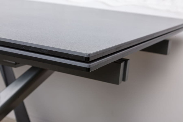 Розкладний обідній стіл Nicolas FLEETWOOD NEW Мокрий асфальт кераміка-6