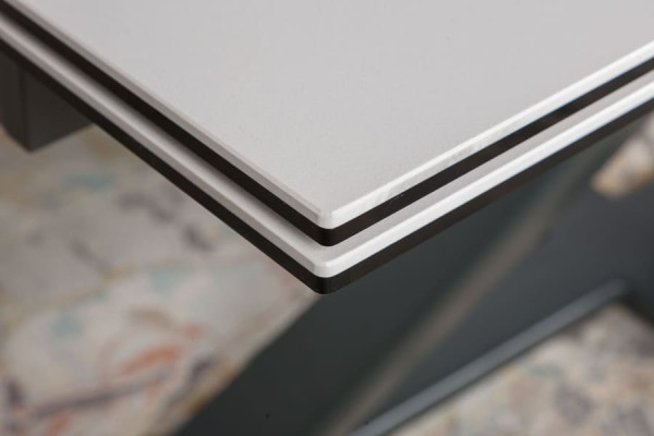 Розкладний обідній стіл Nicolas FLEETWOOD NEW Молочна кераміка-5