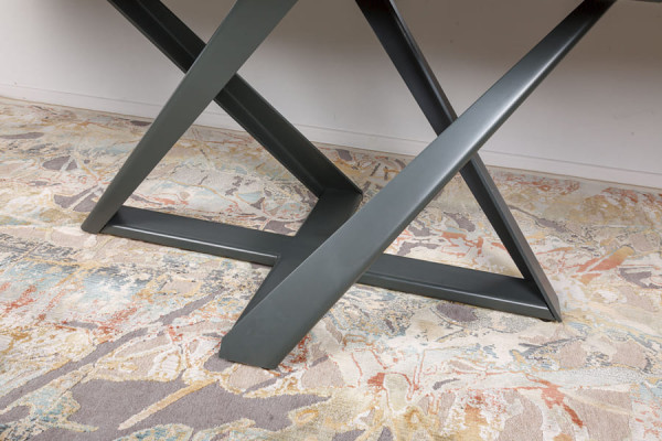 Розкладний обідній стіл Nicolas FLEETWOOD NEW Молочна кераміка-10