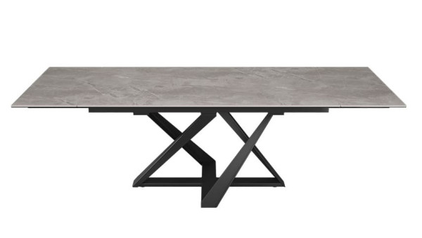 Раскладной обеденный стол Nicolas FLEETWOOD NEW Светло-серый керамика-1